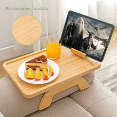 Wooden Lazy Sofa Tray