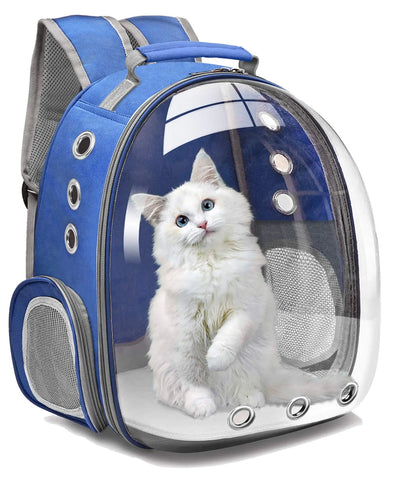 Henkelion Space Capsule Pet Travel Carrier - Navy Blue