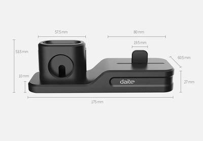 3-in-1 Charging Dock and Stand for Mobile Devices