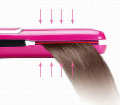 Wireless Curling Wand, Rechargeable 2-in-1 Hair Straightener